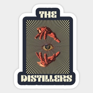 Hand Eyes The Distillers Sticker